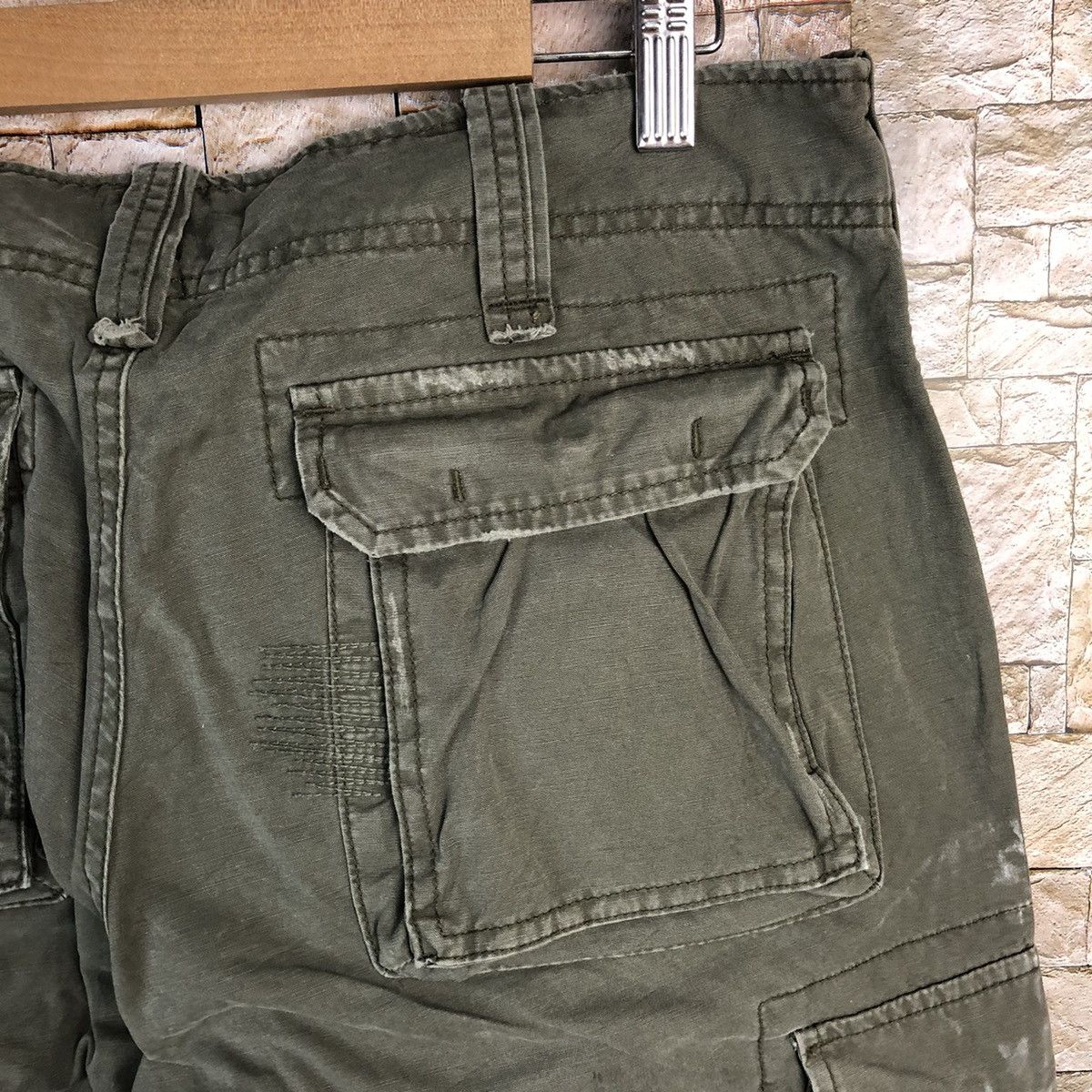 Alpha Industries Alpha Industrie Grey Cargo Multipocket Pants #A152 Size US 31 - 21 Thumbnail