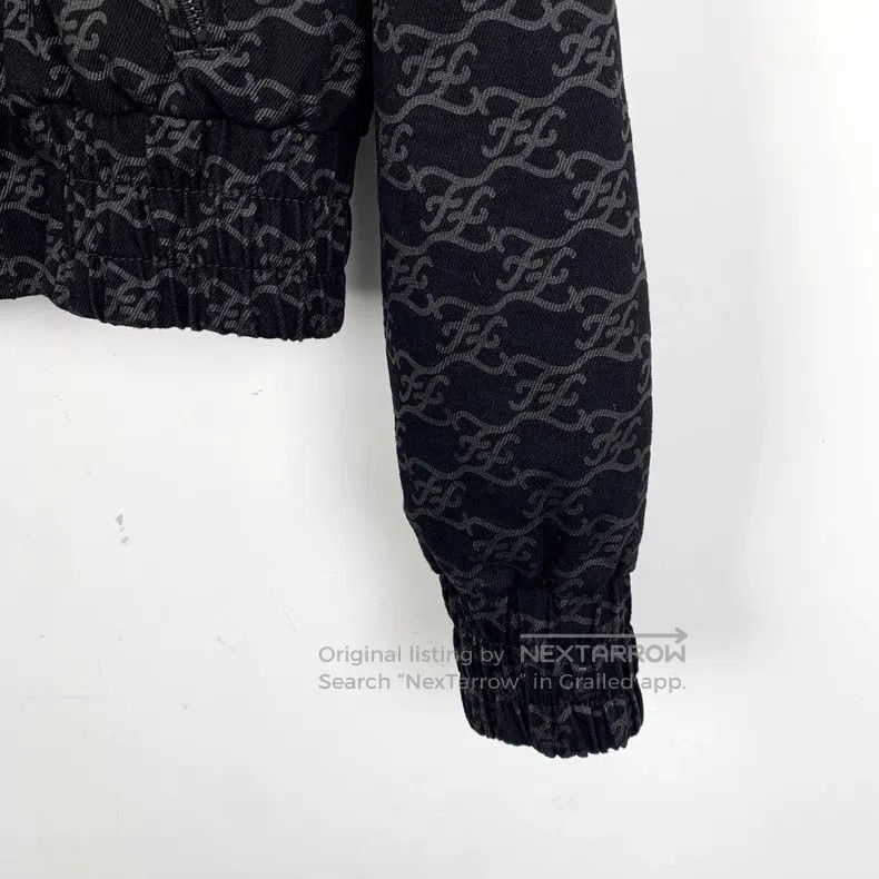 Fendi Fendi Black logo letter full print lapel cotton long sleev Size XXS / US 00 / IT 34 - 4 Thumbnail