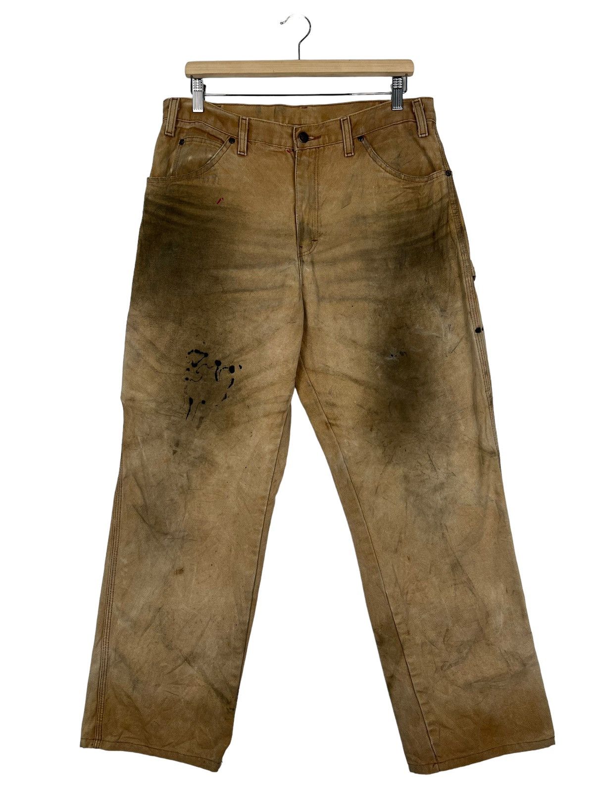 🔥 VINTAGE DICKIES DYED OILED CARPANTER