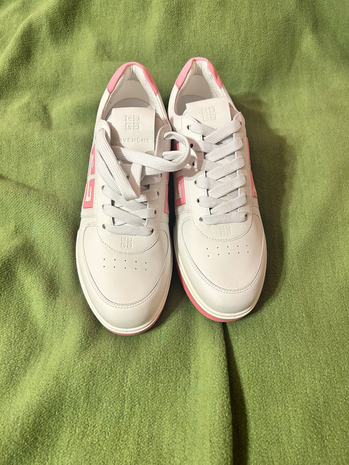 Givenchy Givenchy G-Cube Sneakers – Pink & White Size US 10 / IT 40 - 3 Thumbnail