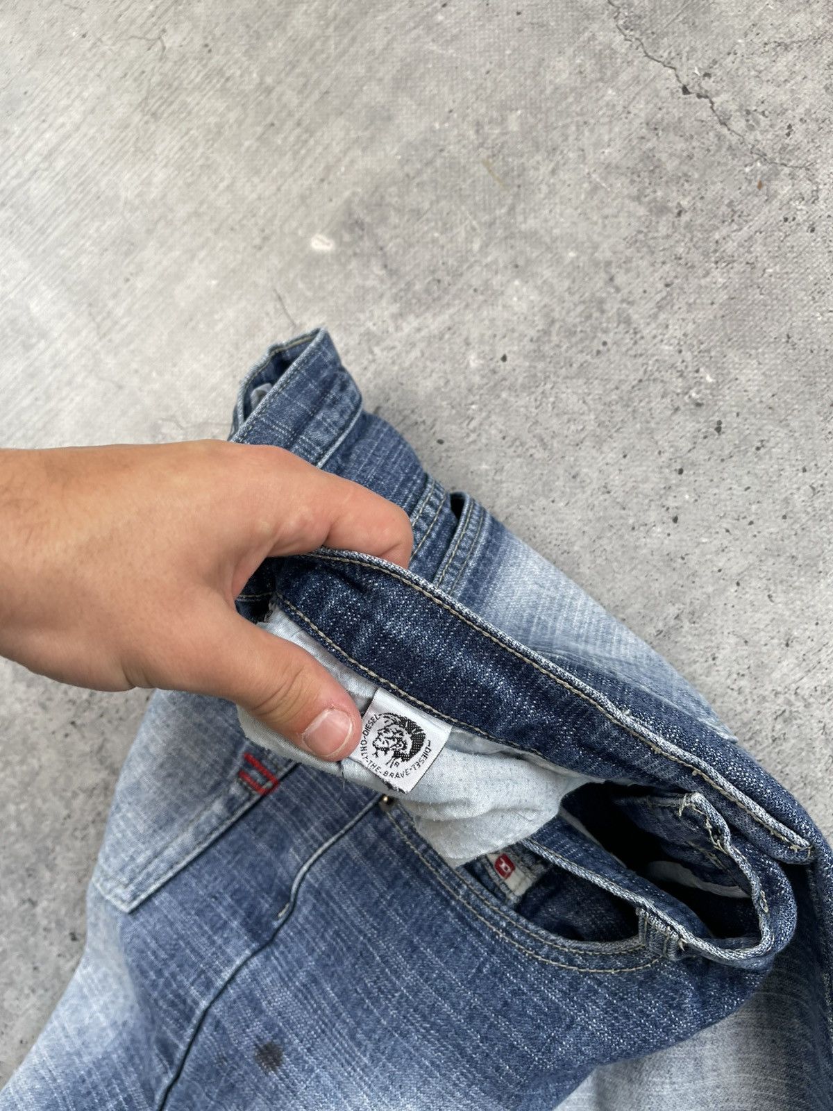 Diesel × Vintage CRAZY FLARED DIESEL JEANS If Six Was Nine japanese style Size US 30 / EU 46 - 11 Thumbnail