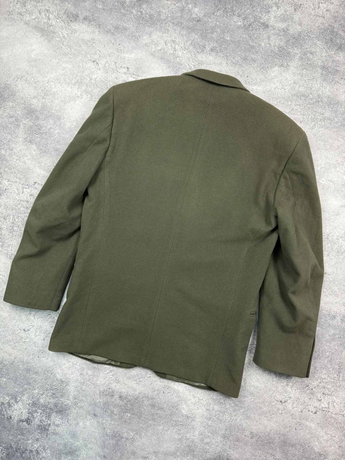 Yves Saint Laurent Vintage Yves Saint Laurent YSL Wool And Cashmere Blazer Size 48R - 19 Thumbnail