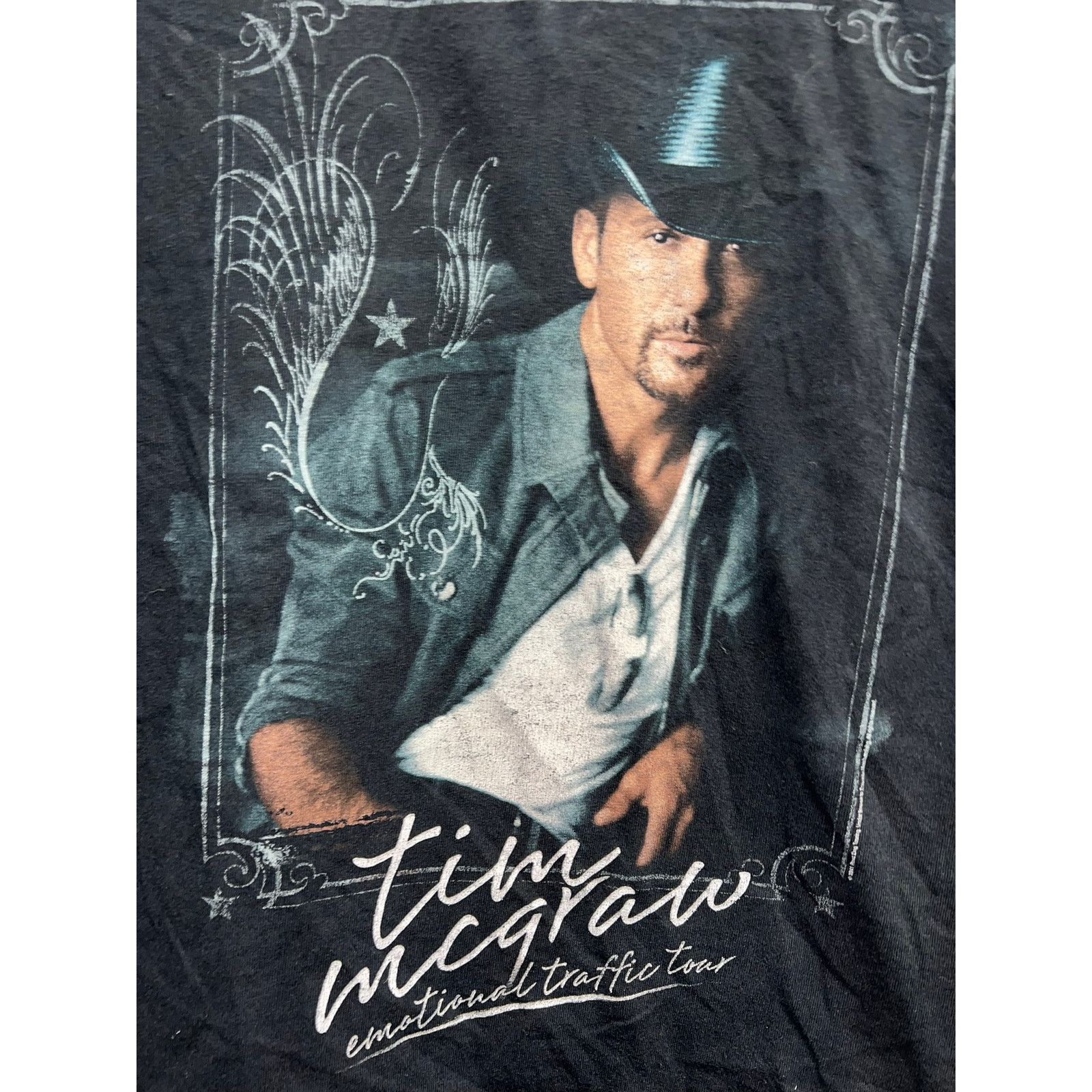Anvil Tim Mcgraw Shirt Emotional Traffic Tour Concert Country Tee Size US S / EU 44-46 / 1 - 2 Thumbnail