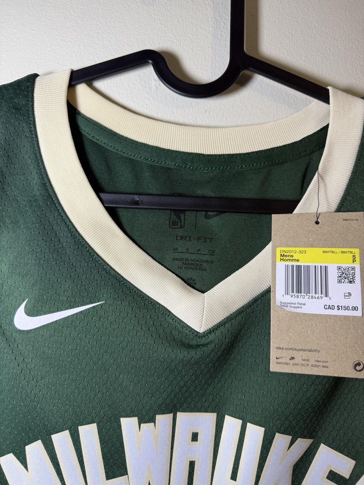 Nike Nike Milwaukee Bucks Giannas Antetokounmpo NBA Jersey Size US S / EU 44-46 / 1 - 5 Thumbnail