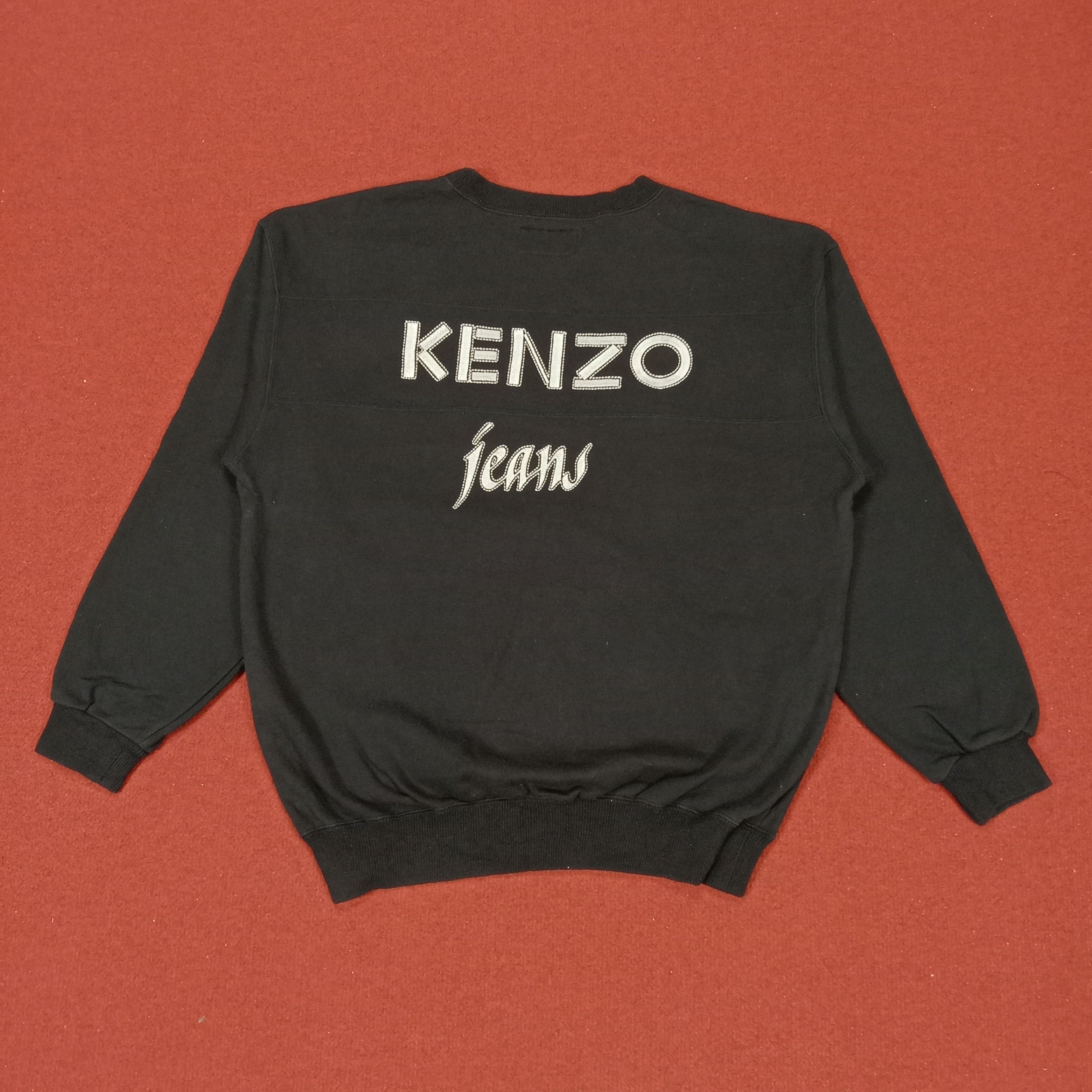 Japanese Brand × Kenzo × Vintage Kenzo Jeans Japanese Brand Fashion Style Sweatshirt Size US L / EU 52-54 / 3 - 1 Thumbnail