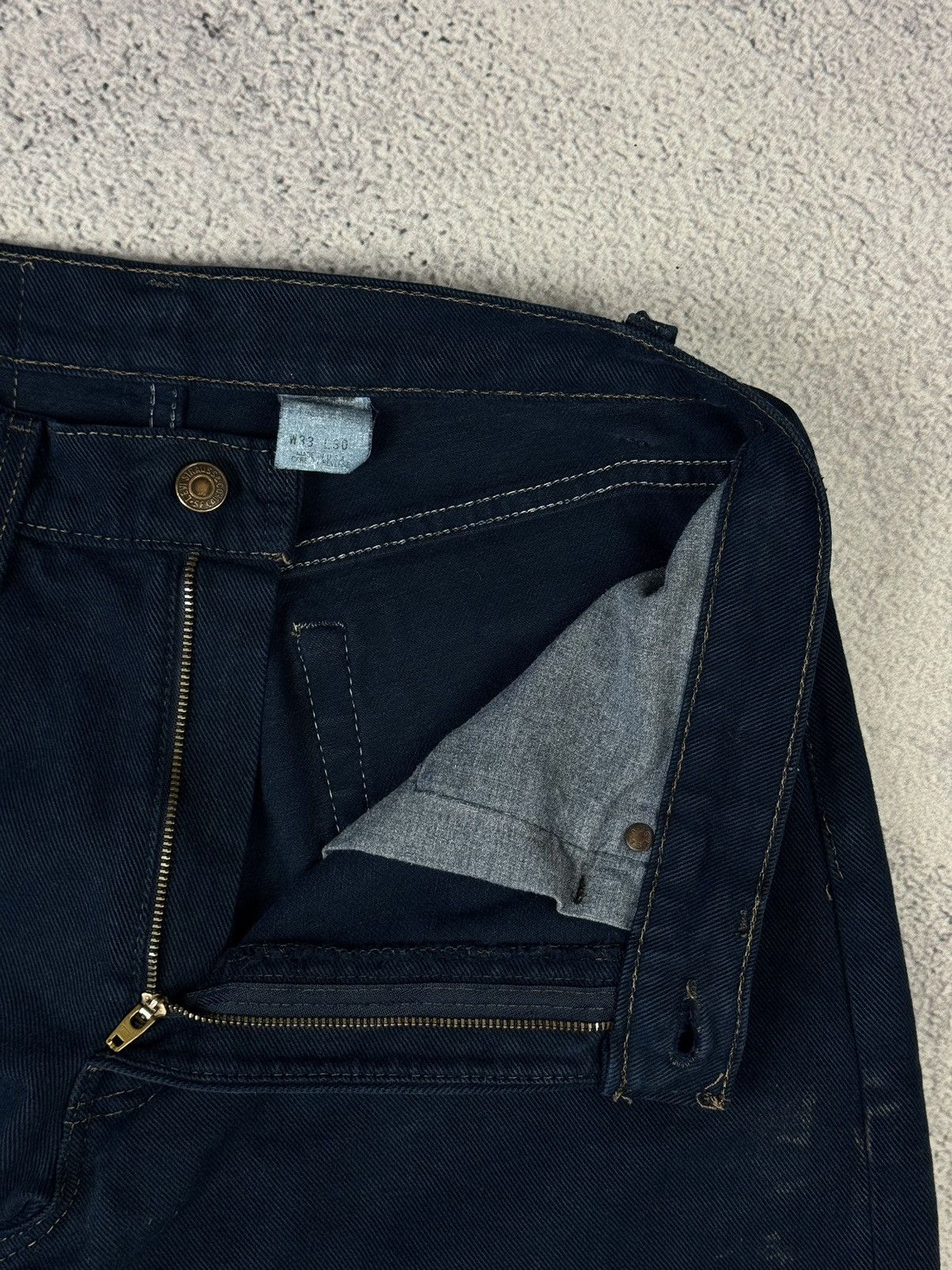 Levi's × Vintage Levis 554 Vintage Made In USA Blue Jeans Size US 33 - 11 Thumbnail