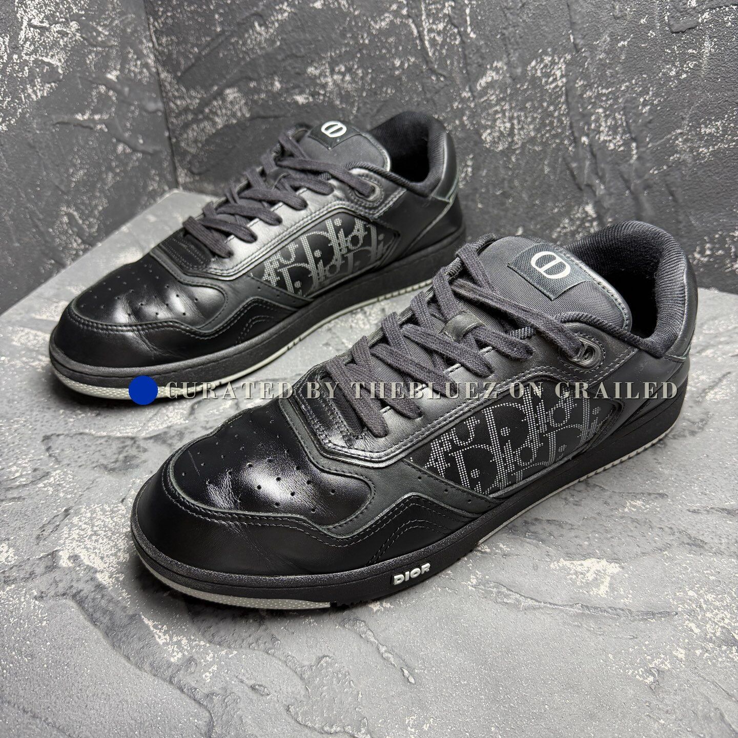 Dior Dior B27 Black Monogram Sneakers Size US 11 / EU 44 - 1 Thumbnail