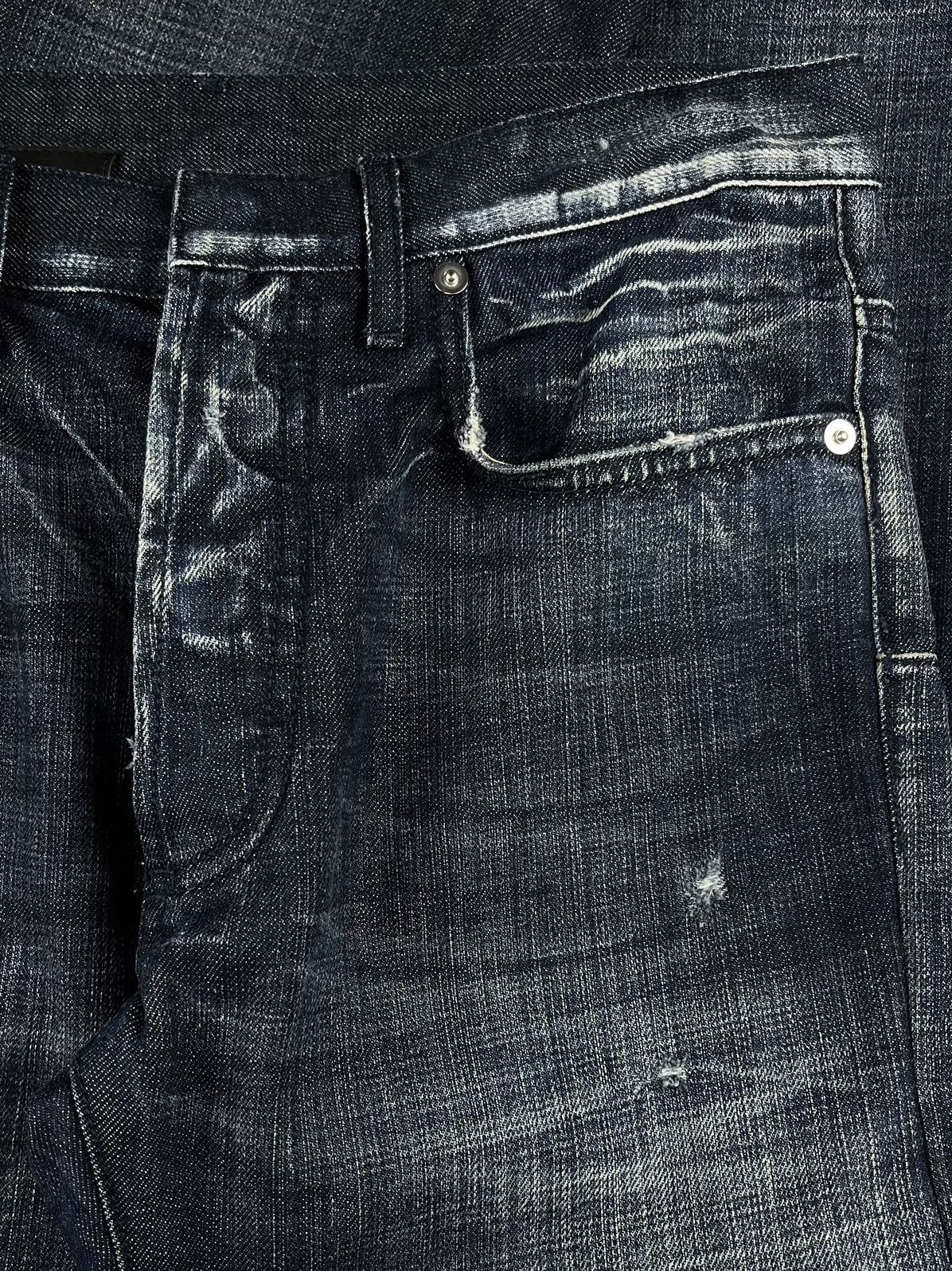 Dior SS10 Dior Homme Faded Washed Indigo Blue Denim Jeans Size US 29 - 3 Thumbnail