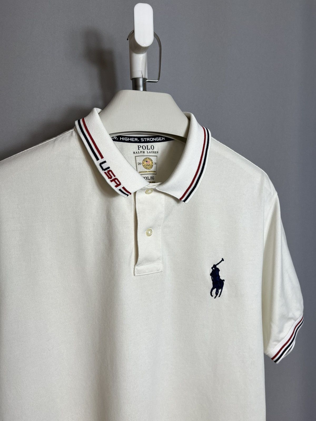 Polo Ralph Lauren Mens Polo Ralph Lauren Team USA 2016 Olympics Rugby Polo Size US XXL / EU 58 / 5 - 3 Thumbnail