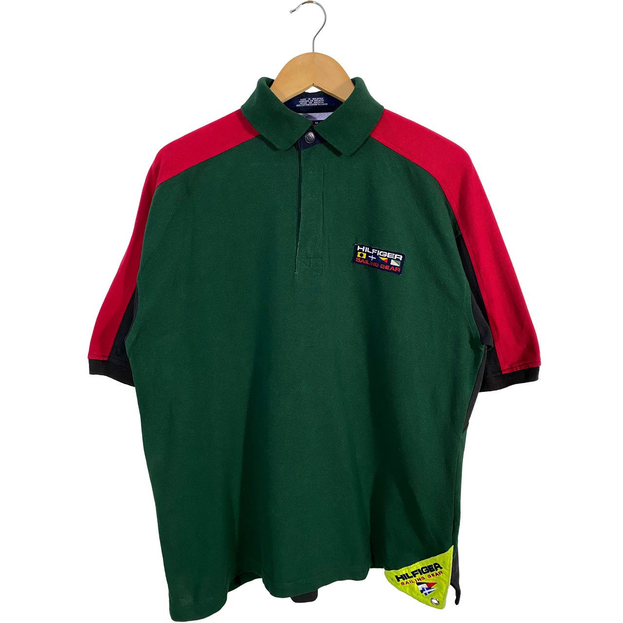 Tommy Hilfiger Vintage Tommy Hilfiger Sailing Gear Paneled Polo Shirt Size US M / EU 48-50 / 2 - 1 Thumbnail