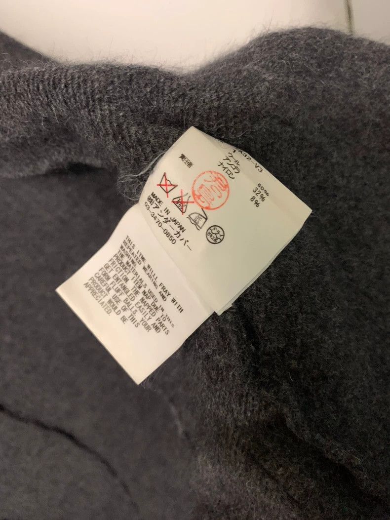 Undercover Undercover 07AW Angora wool blend wool-trimmed hooded vest Size US S / EU 44-46 / 1 - 4 Thumbnail
