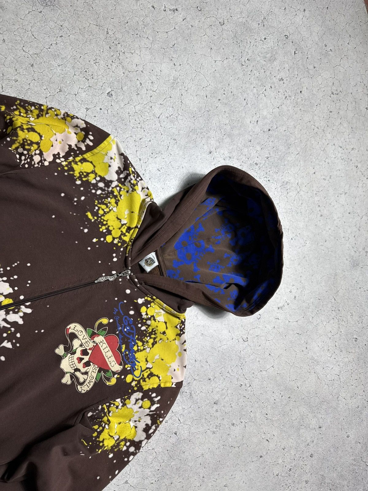Ed Hardy Ed Hardy by Christian Audigier Women’s Full Zip Hoodie Size L / US 10 / IT 46 - 5 Thumbnail