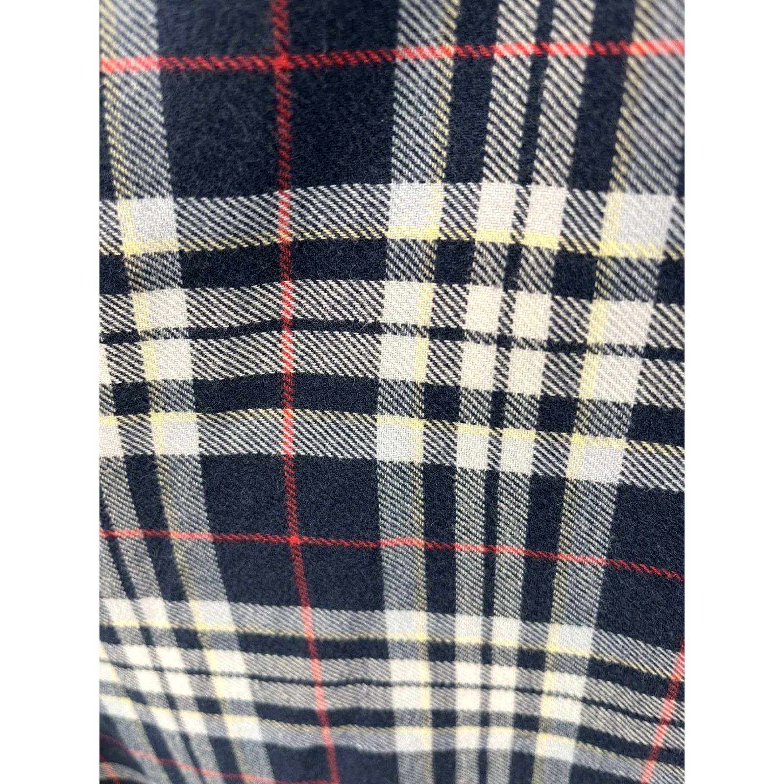 Talbots VINTAGE Talbots Gown Nightgown Flannel Plaid Long Sleeve Empire Waist 51" Blue 90s Womens Regular Size N/A Size ONE SIZE - 7 Thumbnail