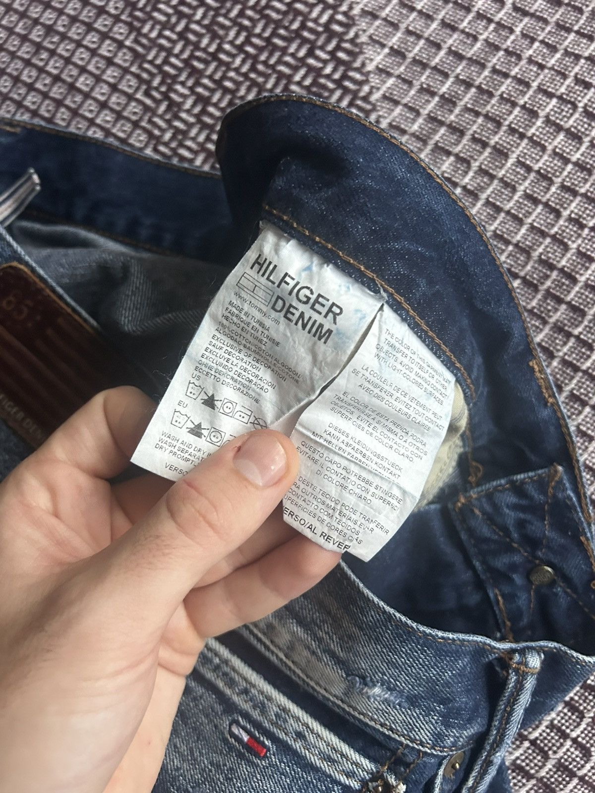 Tommy Hilfiger Tommy Hilfiger Denim Jeans Ryder Distressed Washed Y2K Sz 34 Size US 34 / EU 50 - 10 Thumbnail
