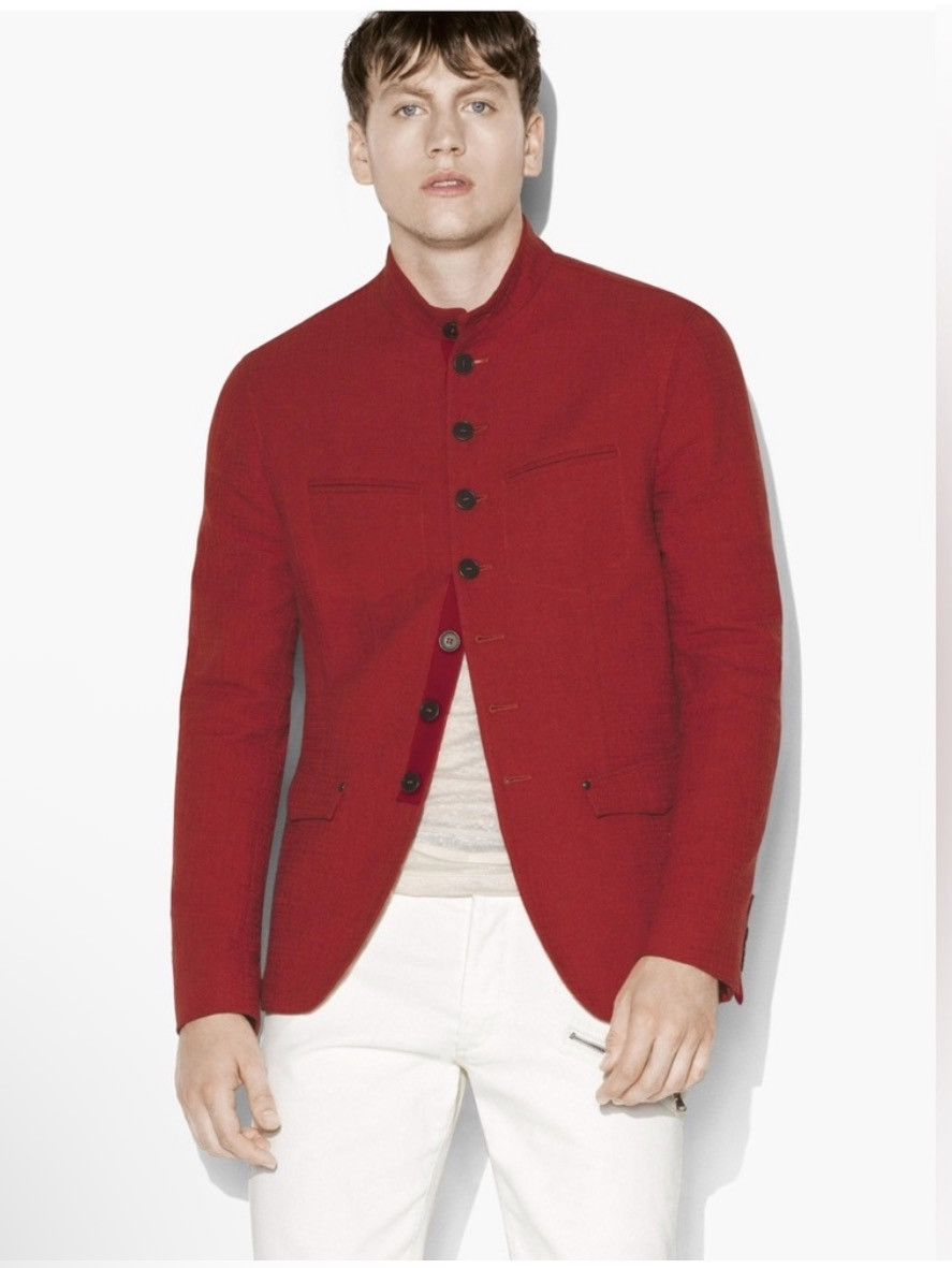 John Varvatos Multibutton scarlet jacket EU 52 USA 42 Size US L / EU 52-54 / 3 - 1 Thumbnail