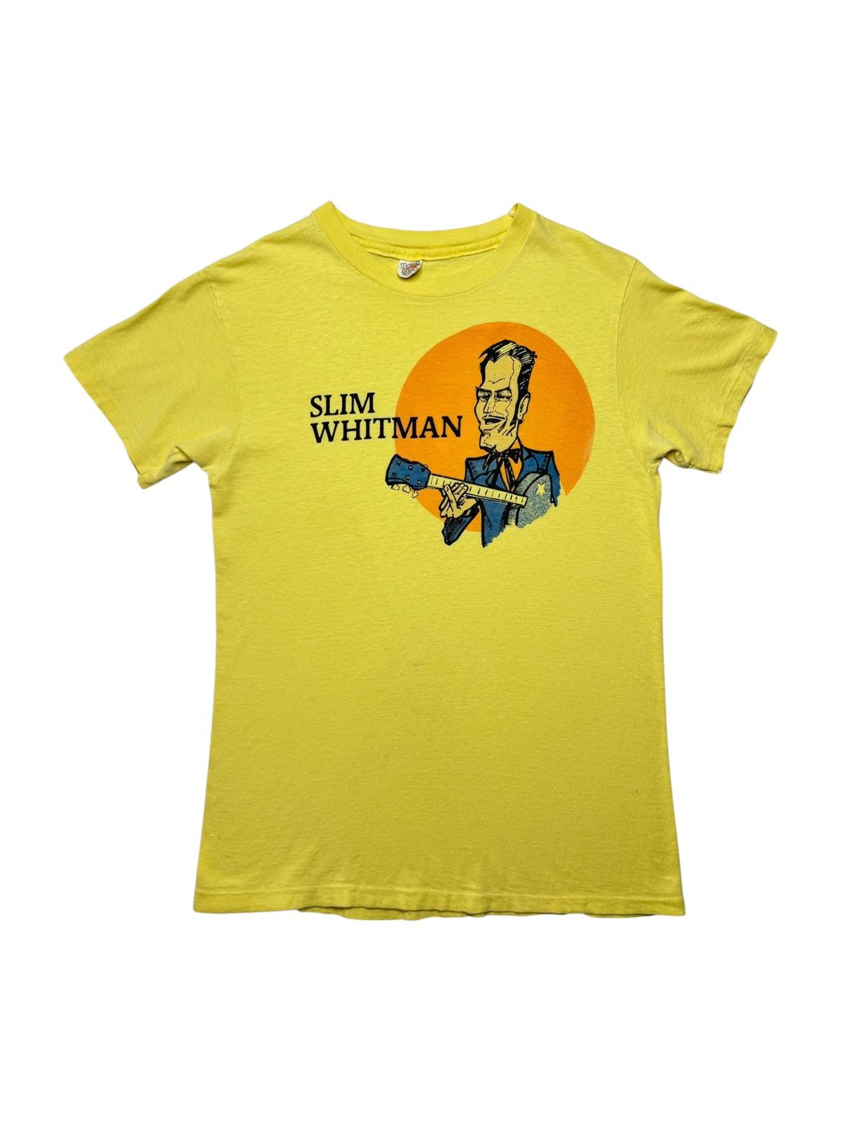 Vintage Vintage 1970’s Slim Whitman Band Tee Shirt Size US M / EU 48-50 / 2 - 1 Thumbnail