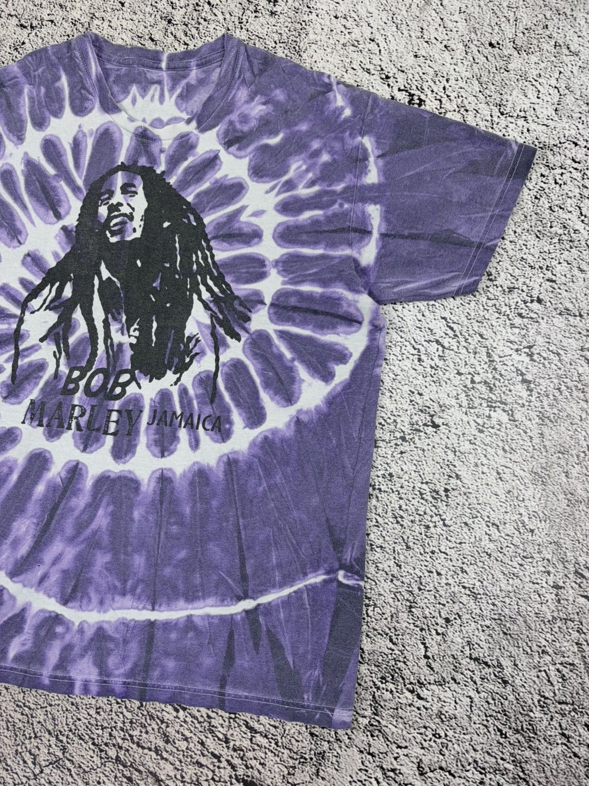 Band Tees Vintage Bob Marley Jamaica Purple Tie Dye Graphic Tee Shirt⁠ Size US M / EU 48-50 / 2 - 3 Thumbnail