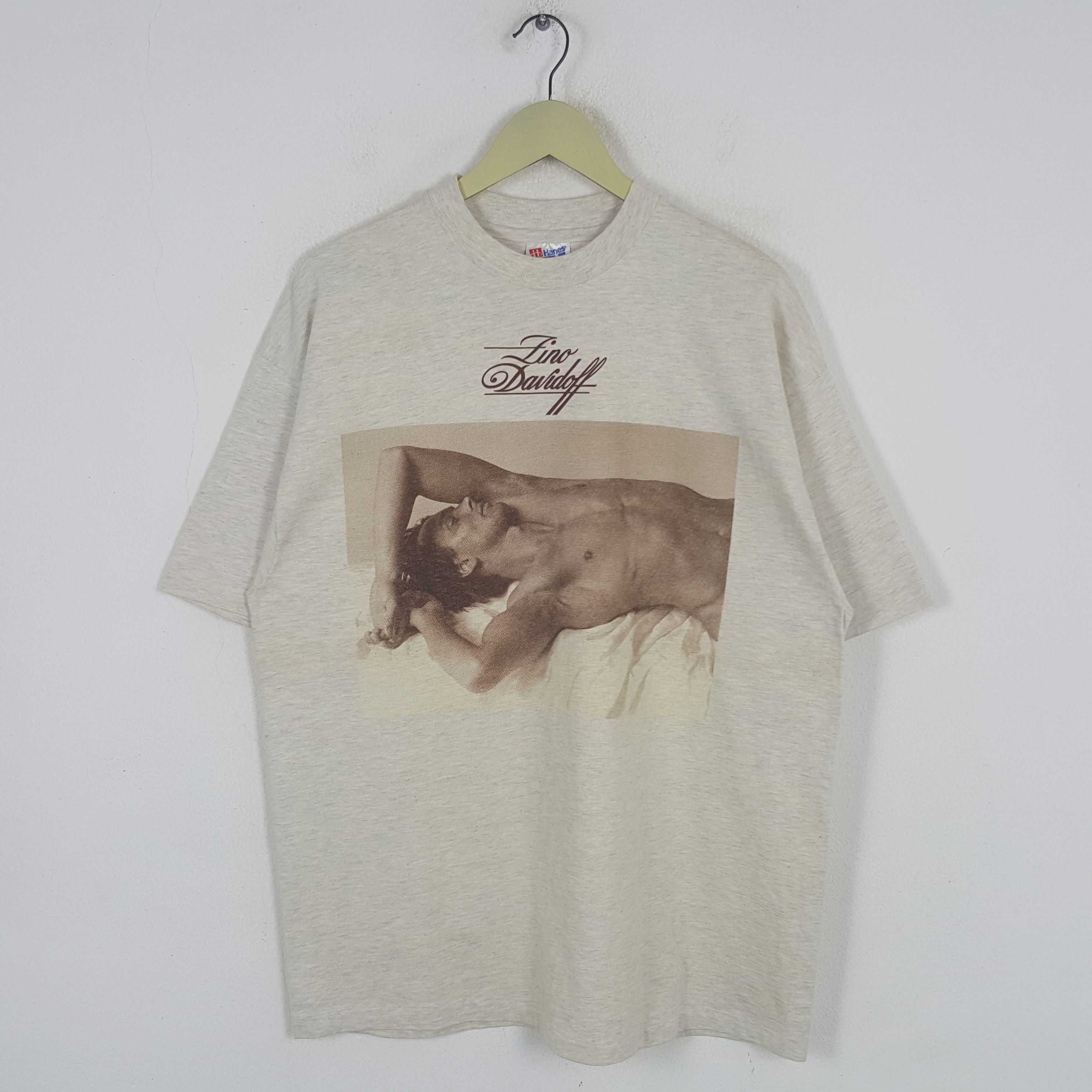 Vintage Vintage ZINO DAVIDOFF Bruce Weber T-shirt Size US L / EU 52-54 / 3 - 1 Thumbnail