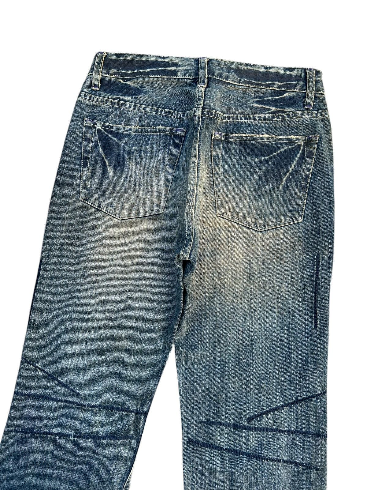 Kapital Vintage Takeo Kikuchi Japanese Distressed Denim Jeans Size US 32 / EU 48 - 7 Thumbnail