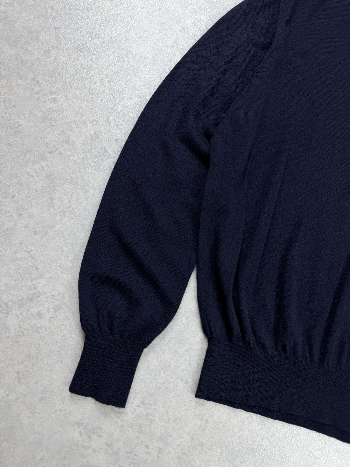 Gran Sasso Gran Sasso Wool Navy Turtleneck Knit Sweater Size 48 Size US S / EU 44-46 / 1 - 3 Thumbnail