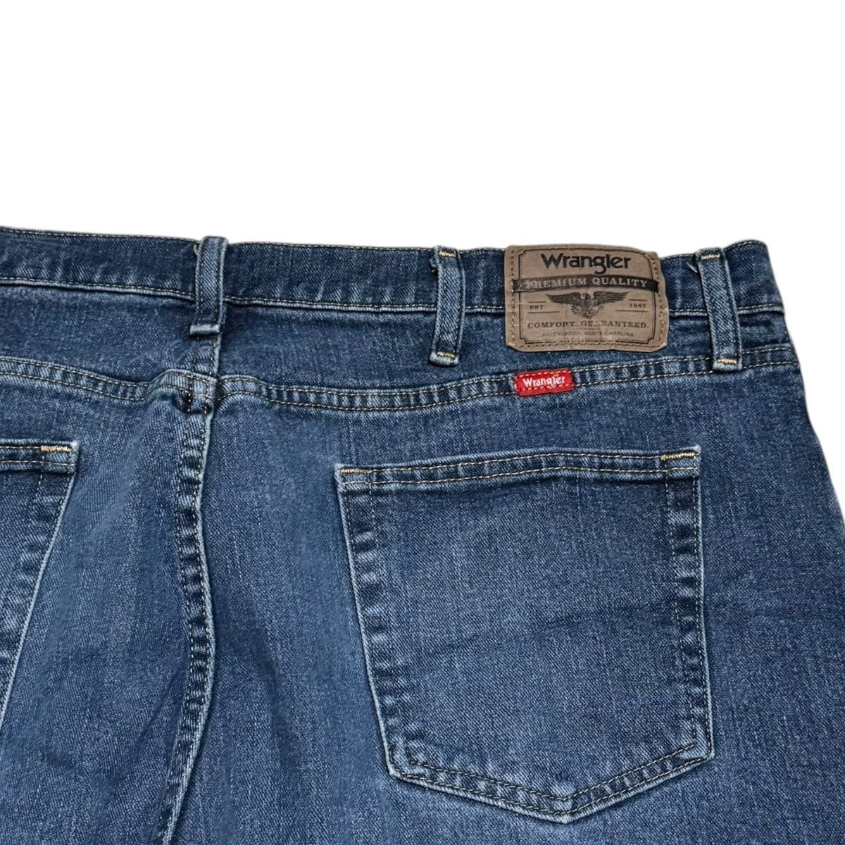 Wrangler Y2K Wrangler Dark Wash Relaxed Fit Jean Shorts Men's 39 Size US 39 - 2 Thumbnail