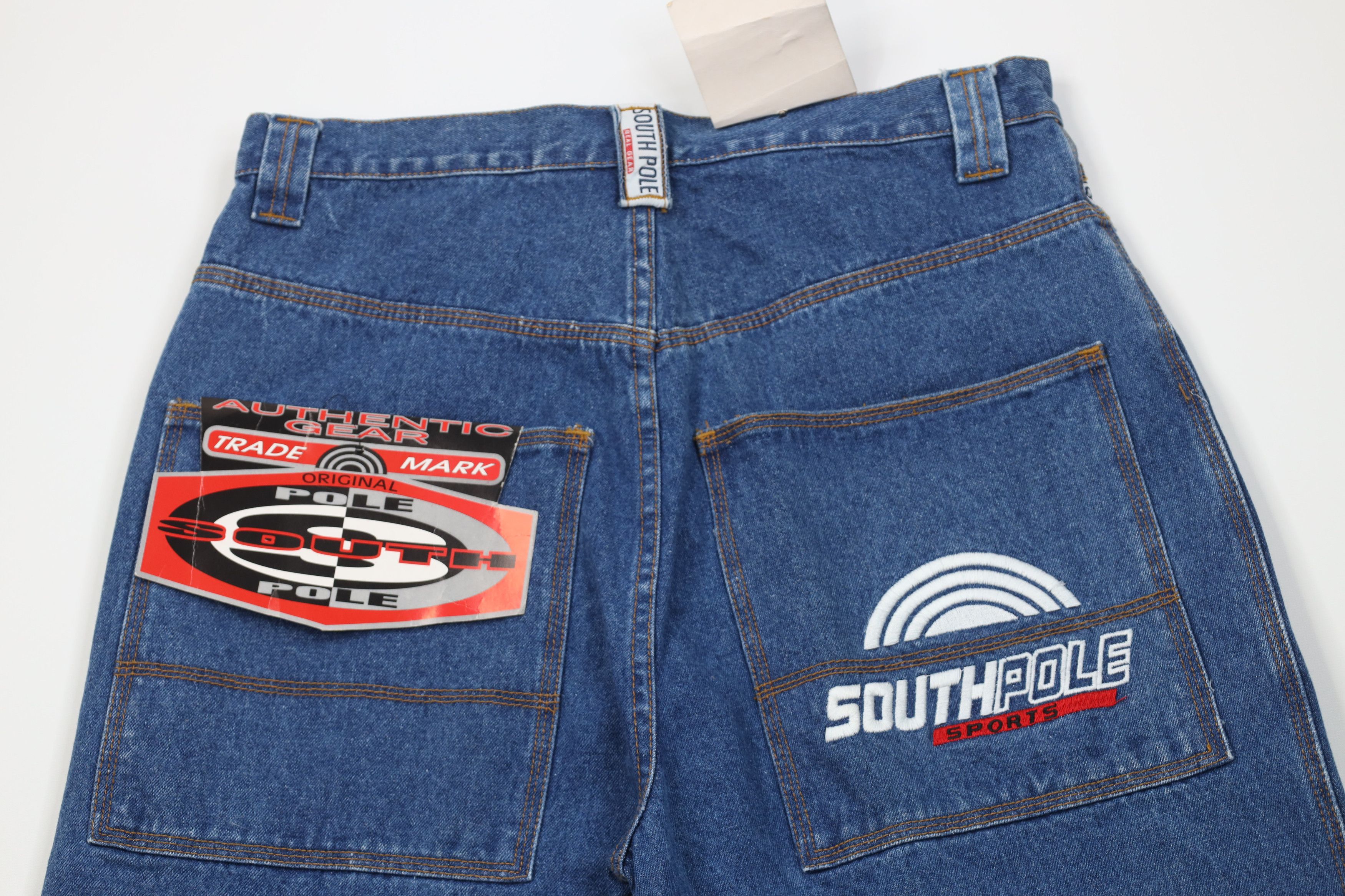 Southpole Deadstock Vintage 90s Y2K Southpole Fit Wide Leg Denim Jeans Size US 36 / EU 52 - 11 Thumbnail