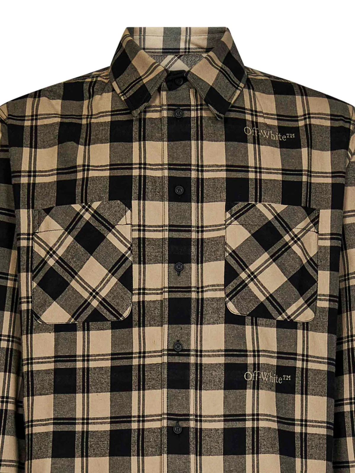 Off-White o1y0325 Logo Checked Shirt in Multicolor Size US S / EU 44-46 / 1 - 2 Thumbnail