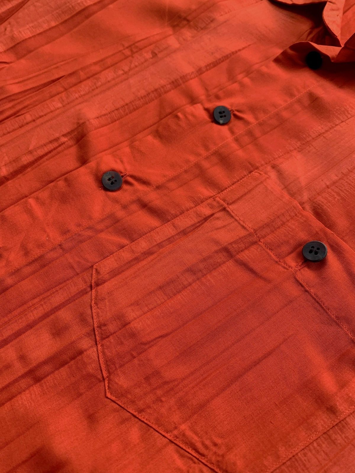 Issey Miyake FREE IMPORT TAX Pleated Ls Shirt Size US M / EU 48-50 / 2 - 5 Thumbnail