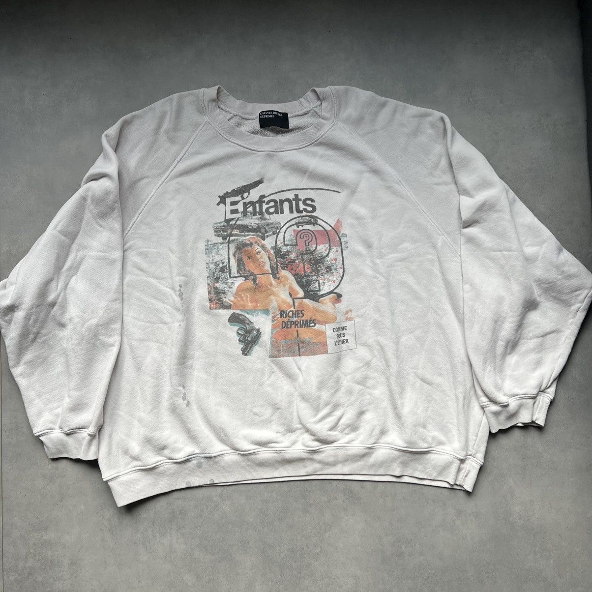 Enfants Riches Deprimes ERD Thrilling Raglan Sweatshirt Size US XXL / EU 58 / 5 - 1 Thumbnail
