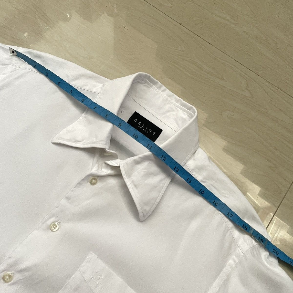 Celine × Designer Celine Homme long sleeve shirt Size US L / EU 52-54 / 3 - 10 Thumbnail