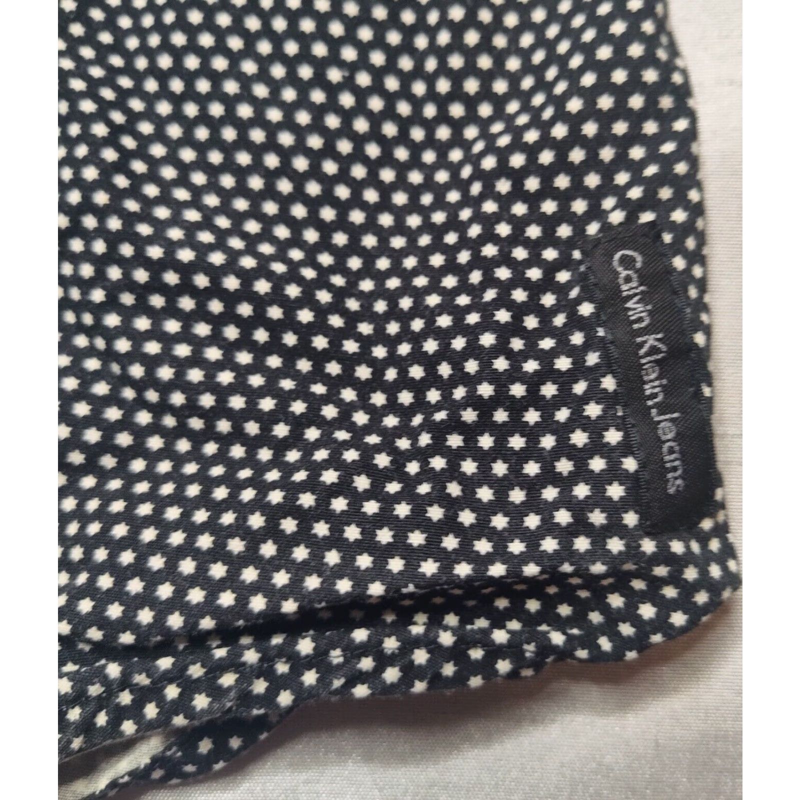 Calvin Klein CALVIN KLEIN Men Medium Star-Dotted Pearl Snap Black Long Sleeve Button-Up Western Shirt Size US M / EU 48-50 / 2 - 7 Thumbnail