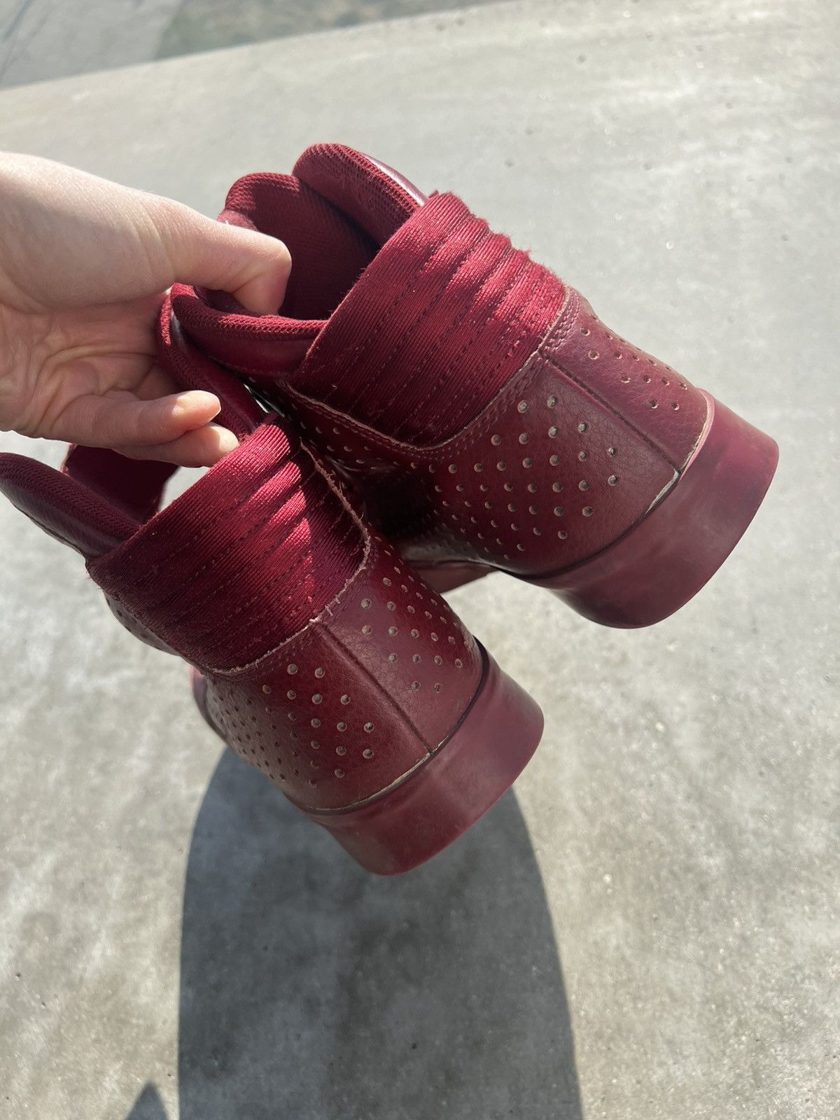 Nike Red nike flystepper 2k3 burgundy sneakers basketball Size US 10 / EU 43 - 7 Thumbnail