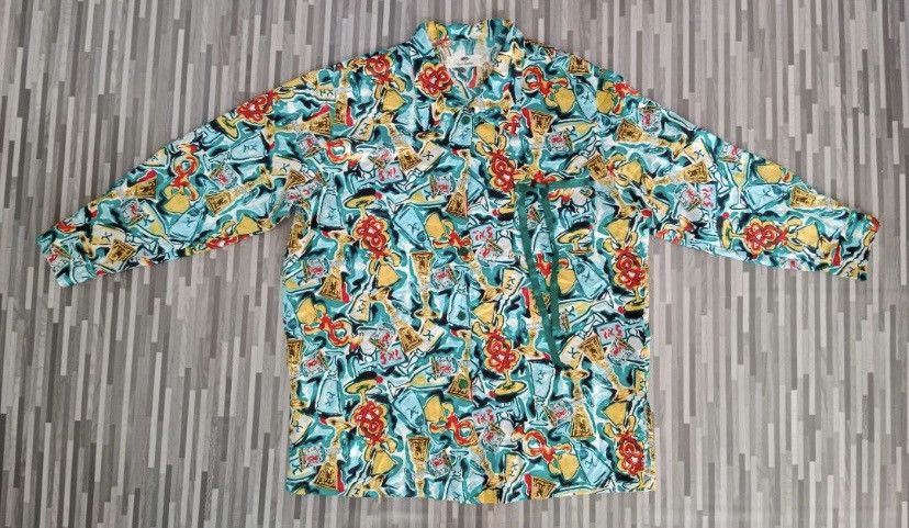 Karl Lagerfeld Karl Lagerfeld Button Up Blouse OVP 90s Size L / US 10 / IT 46 - 1 Thumbnail