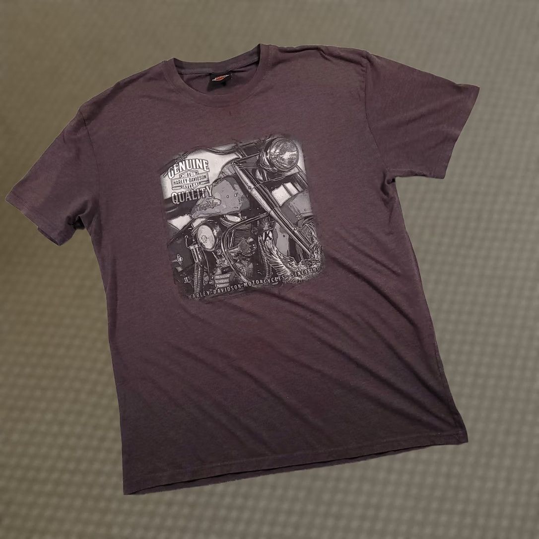 Harley Davidson Harley-Davidson Shirt Mens Large Gray Graphic Tee Twin Cities MN Size US L / EU 52-54 / 3 - 1 Thumbnail