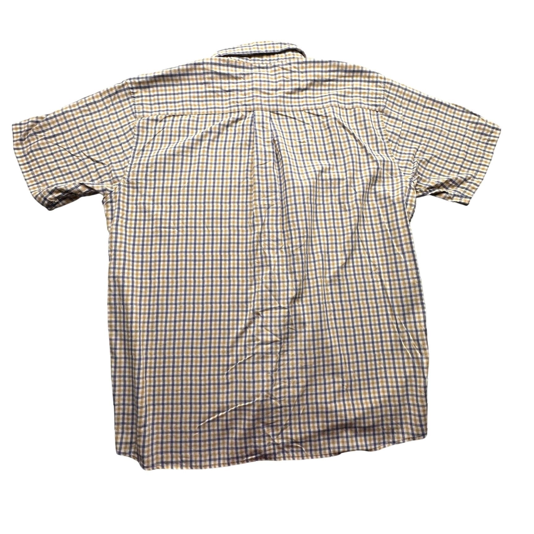 Patagonia VINTAGE Patagonia Plaid Short Sleeve Button-Up Shirt Mens Large Blue Size US L / EU 52-54 / 3 - 2 Thumbnail