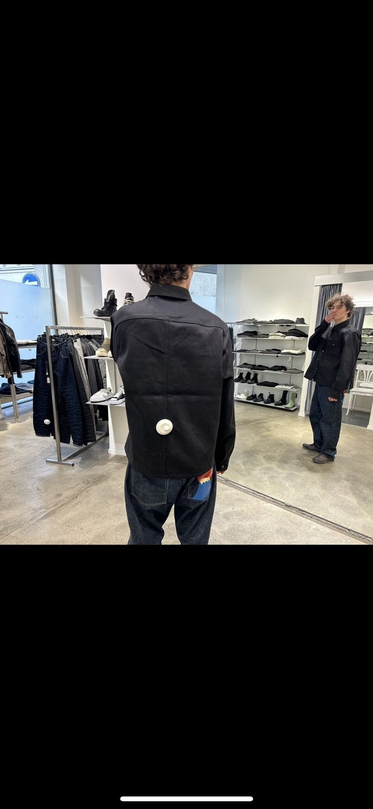 Rick Owens Drkshdw Rick owens made in japan cropped Outershirt selvedge Size US XL / EU 56 / 4 - 11 Thumbnail