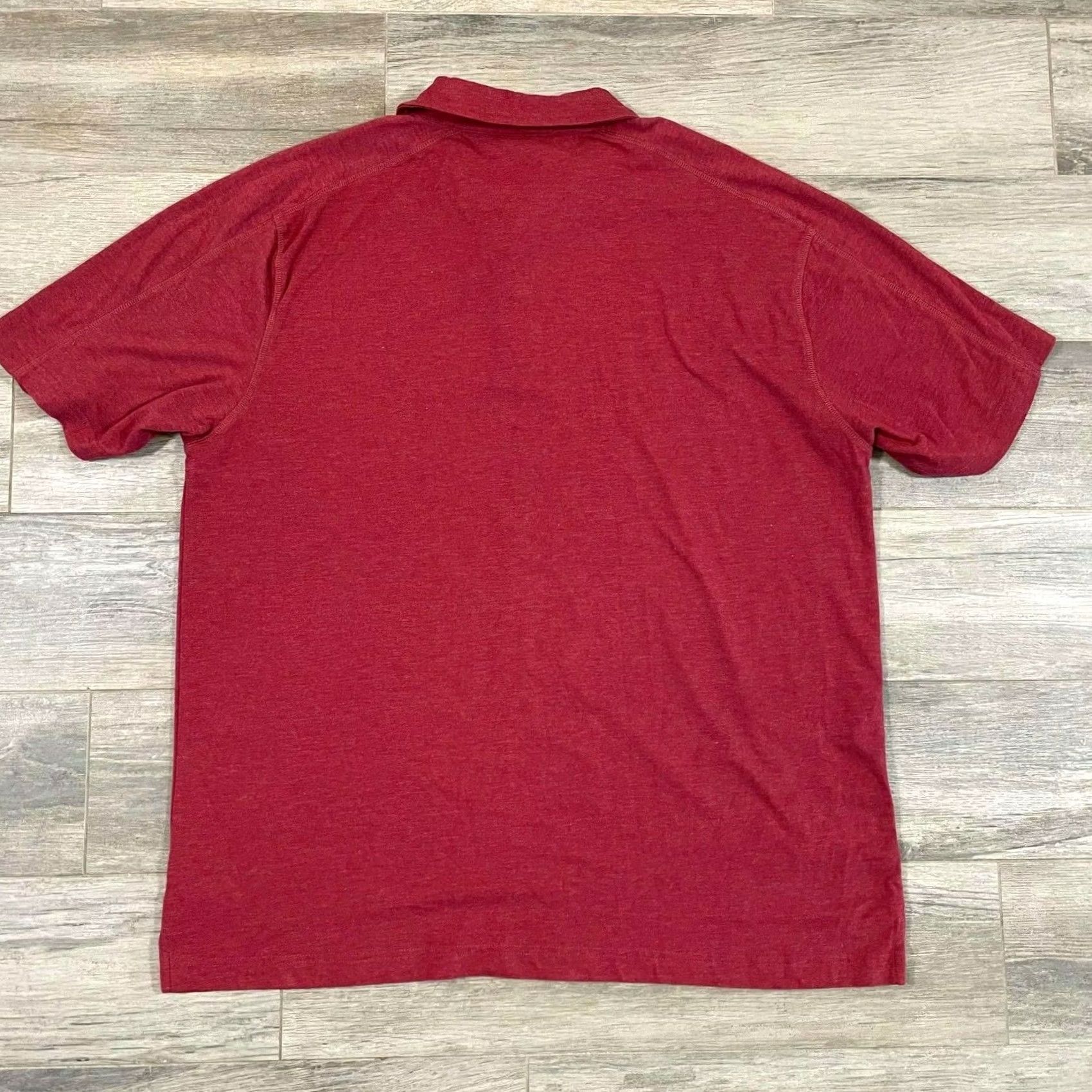 Wrangler Wrangler Polo Shirt Mens L Red Short Sleeve Collared Rugby Cotton Outdoor Men Size US L / EU 52-54 / 3 - 2 Thumbnail