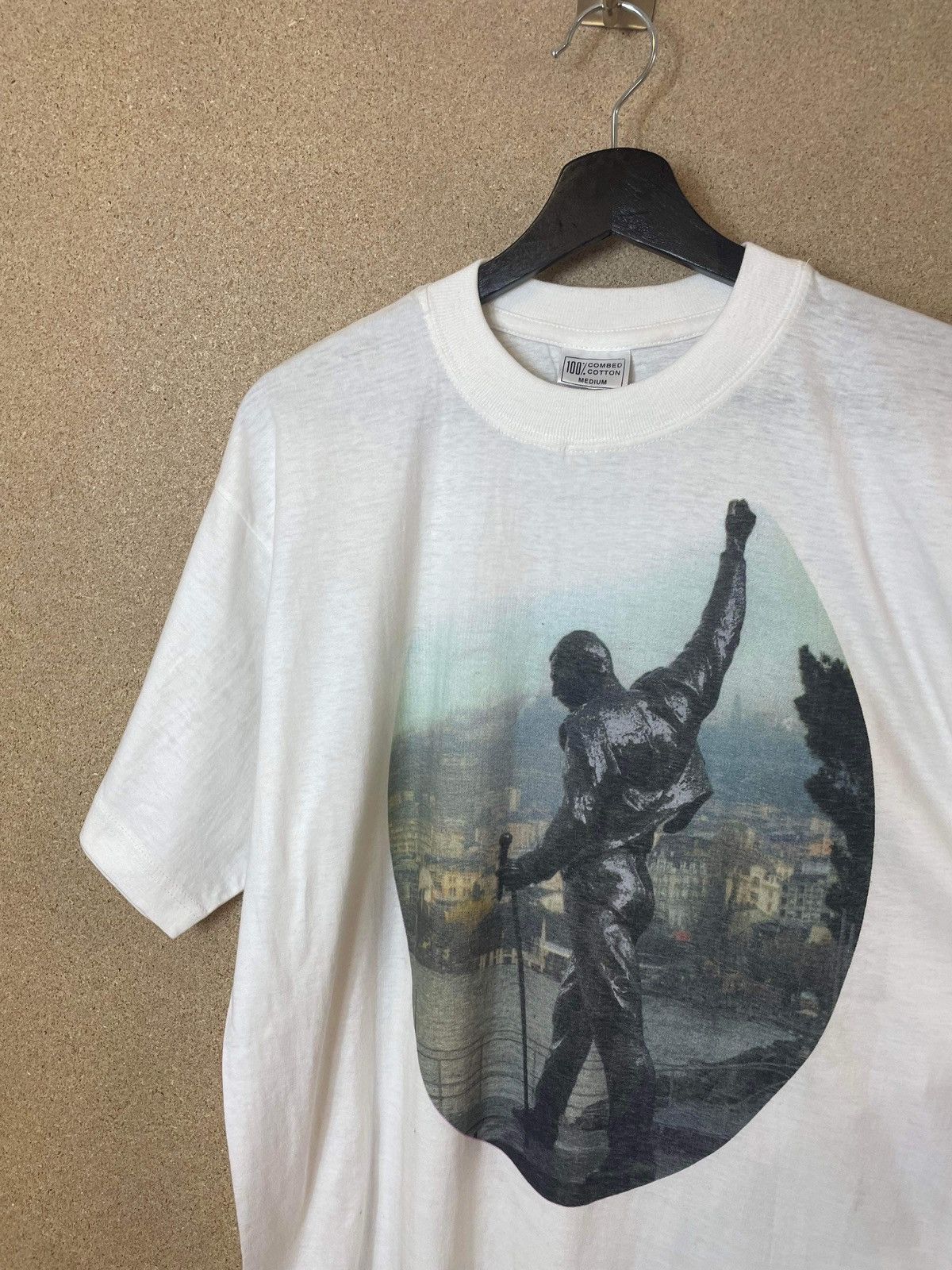 Band Tees × Vintage Vtg Freddie Mercury ”Lover of Life Singer of Songs” 90s - M Size US M / EU 48-50 / 2 - 2 Thumbnail