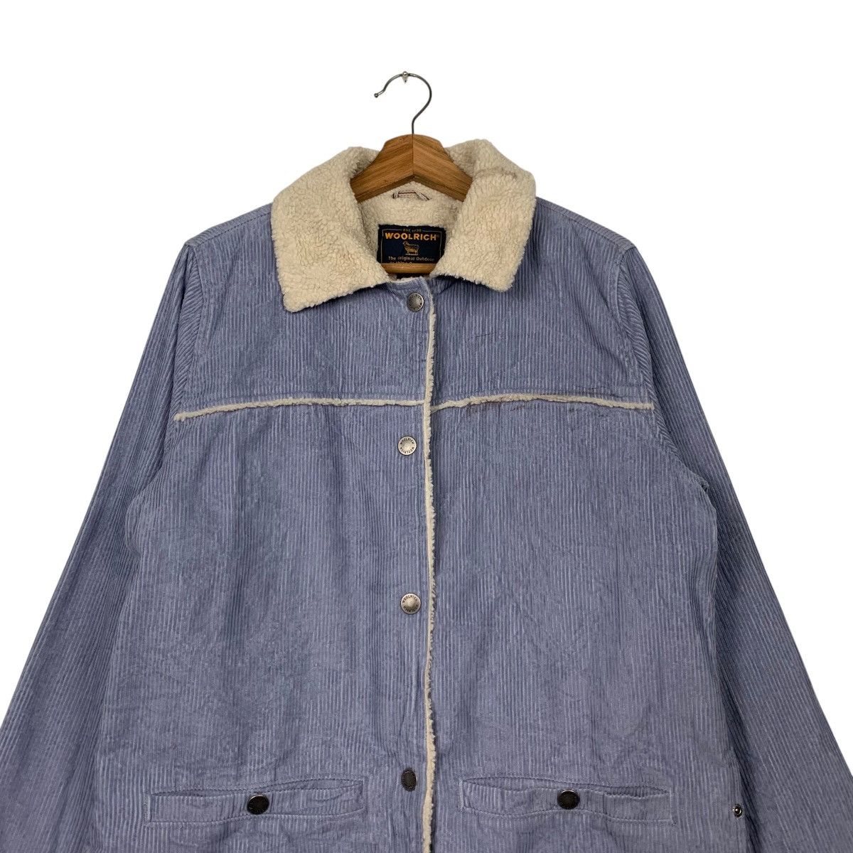 Woolrich Woolen Mills WOOLRICH Fleece Lined Deep Opal Corduroy Jacket #2285-C101 Size US S / EU 44-46 / 1 - 2 Thumbnail