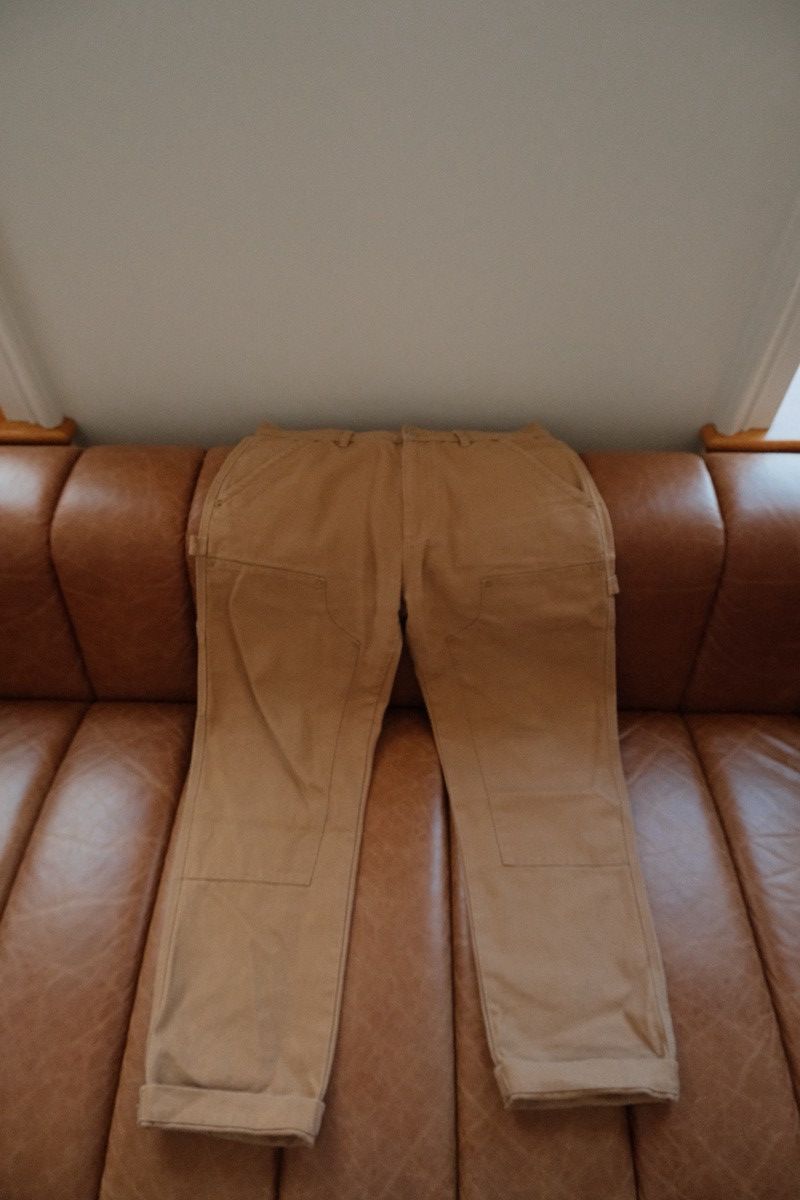 Stussy Beige Canvas Double Knee Pants Size US 34 / EU 50 - 6 Thumbnail