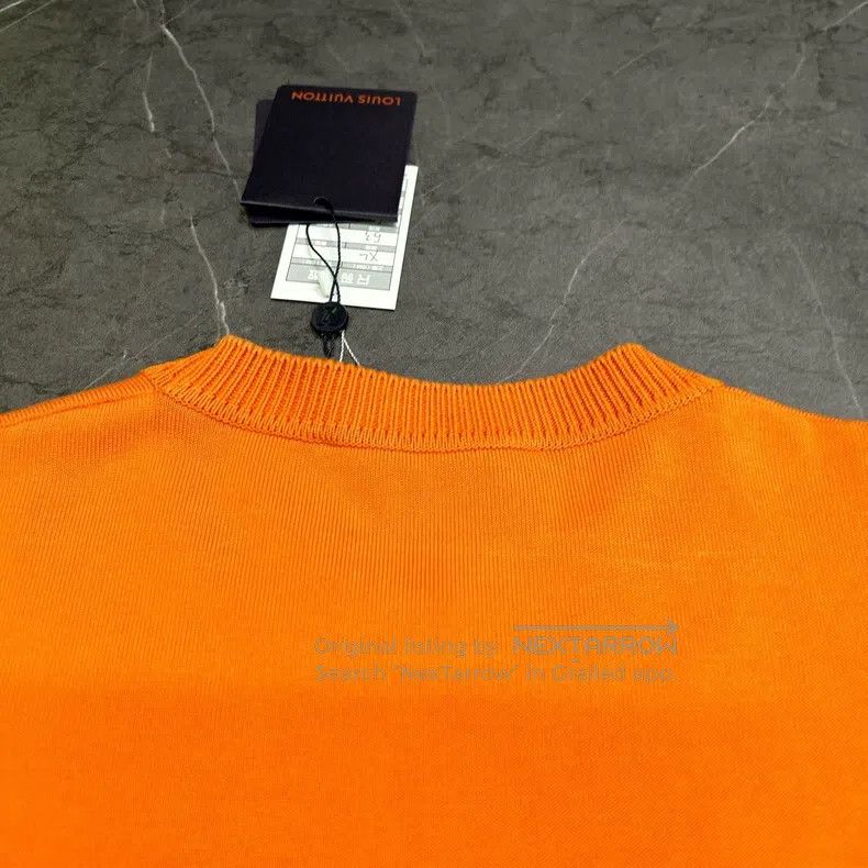 Louis Vuitton Louis Vuitton Orange knit pin short sleeves Size US XL / EU 56 / 4 - 6 Thumbnail