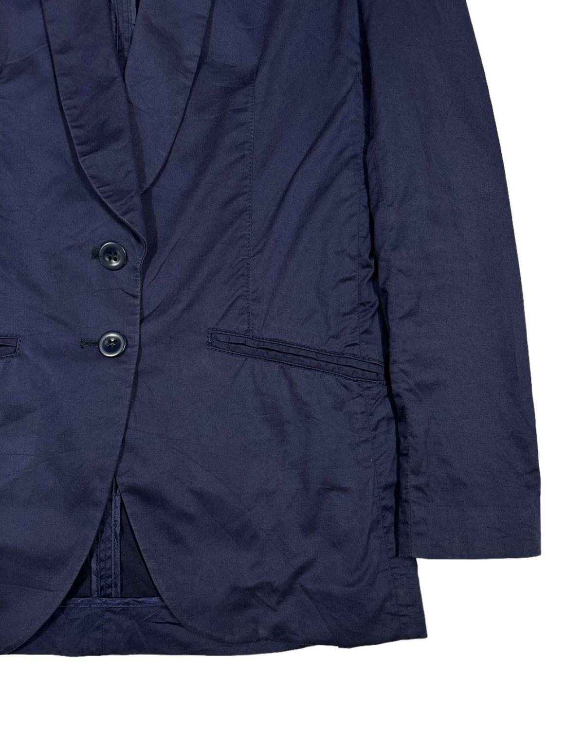 Alexander McQueen Alexander Mcqueen Navy Blue Blazer Jacket Size 36 Size 36S - 11 Thumbnail