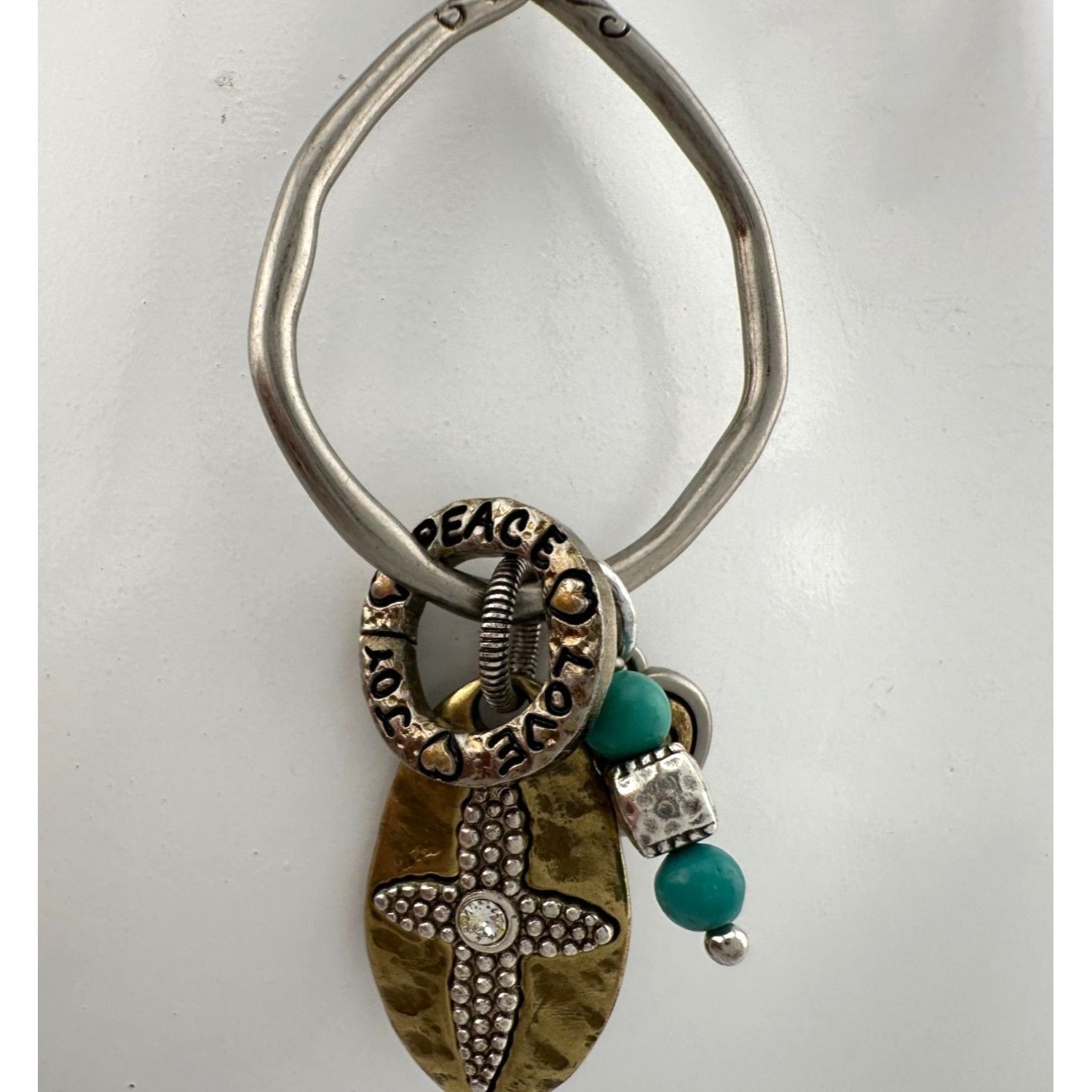Brighton Brighton *BLESSED* Charm Necklace - Joy * Peace * Love with Size ONE SIZE - 7 Thumbnail