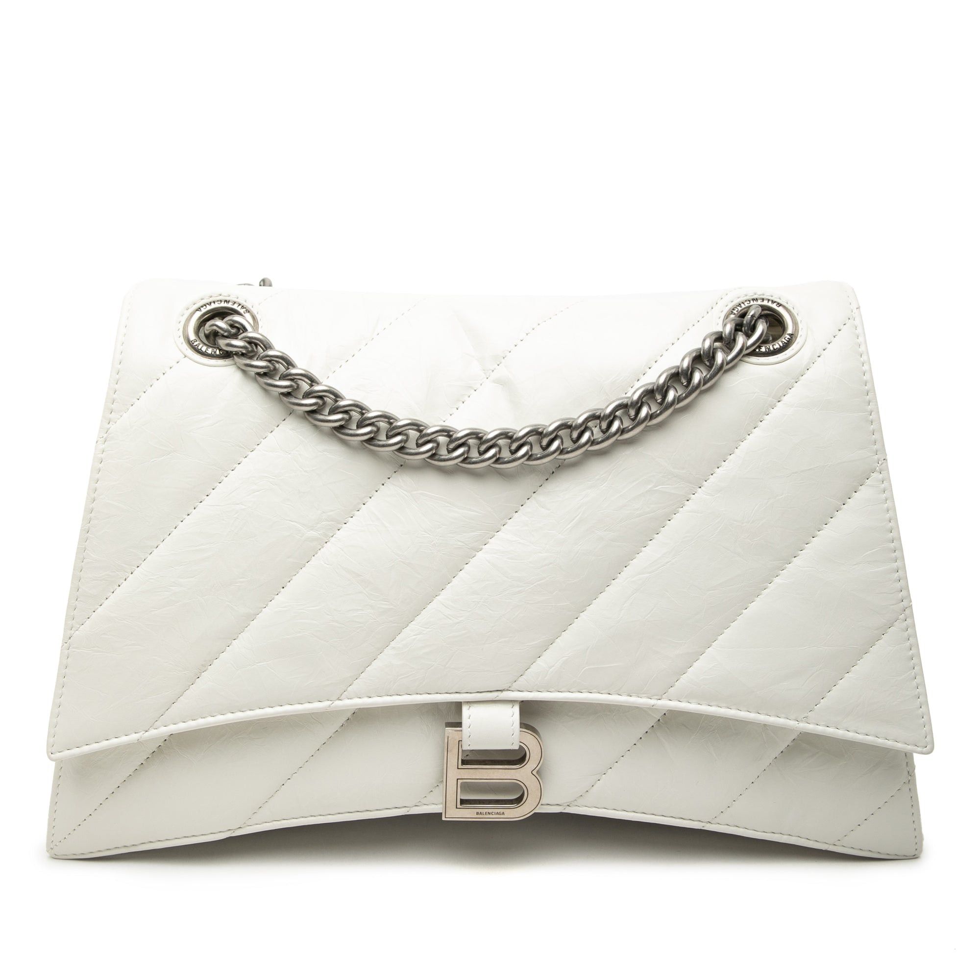 Balenciaga Medium Crushed Calfskin Chain Shoulder Bag Size ONE SIZE - 1 Thumbnail