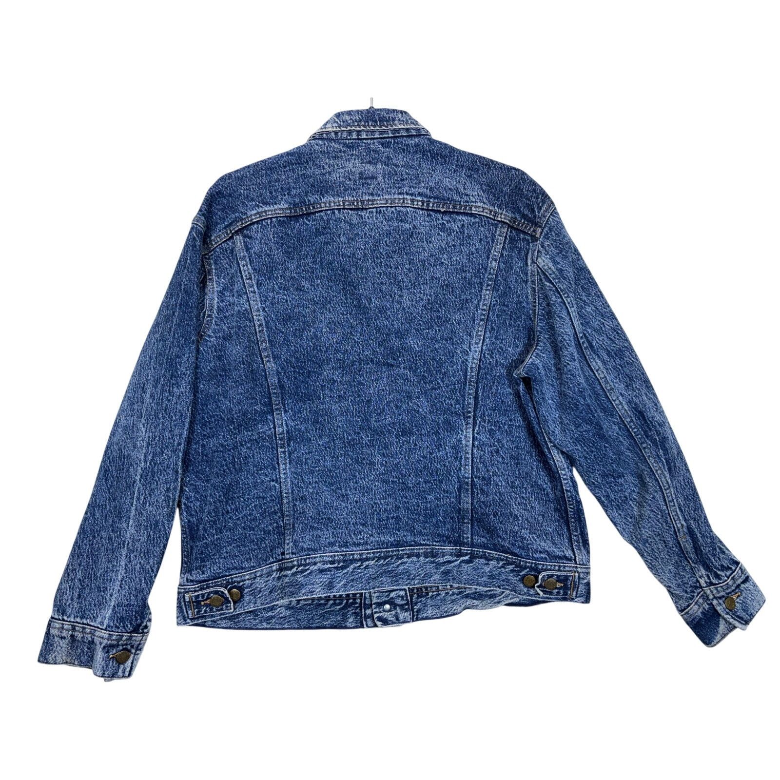 Lee Lee Denim Trucker Jacket Men’s Large Classic 4 Pocket Jacket Size US L / EU 52-54 / 3 - 7 Thumbnail
