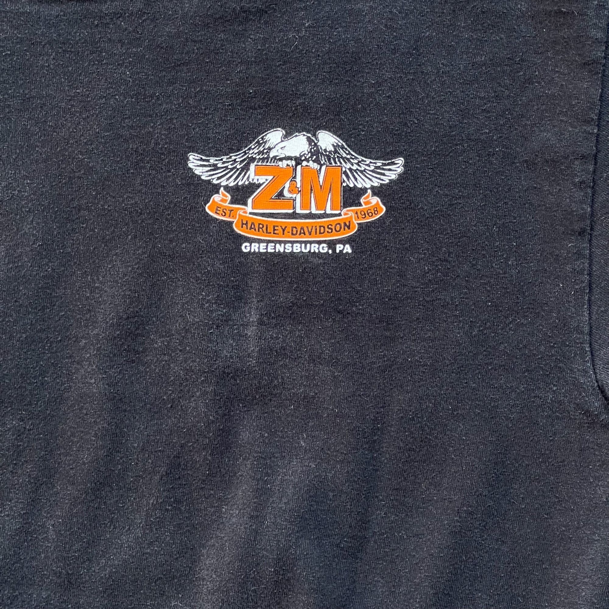 Harley Davidson × Vintage Vintage Y2K Z&M Harley Davidson Tee Size US M / EU 48-50 / 2 - 4 Thumbnail