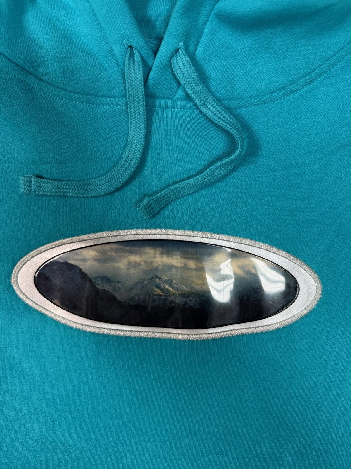 Supreme × The North Face Supreme x The North Face Lenticular Hoodie Teal Medium FW21 Size US M / EU 48-50 / 2 - 3 Thumbnail