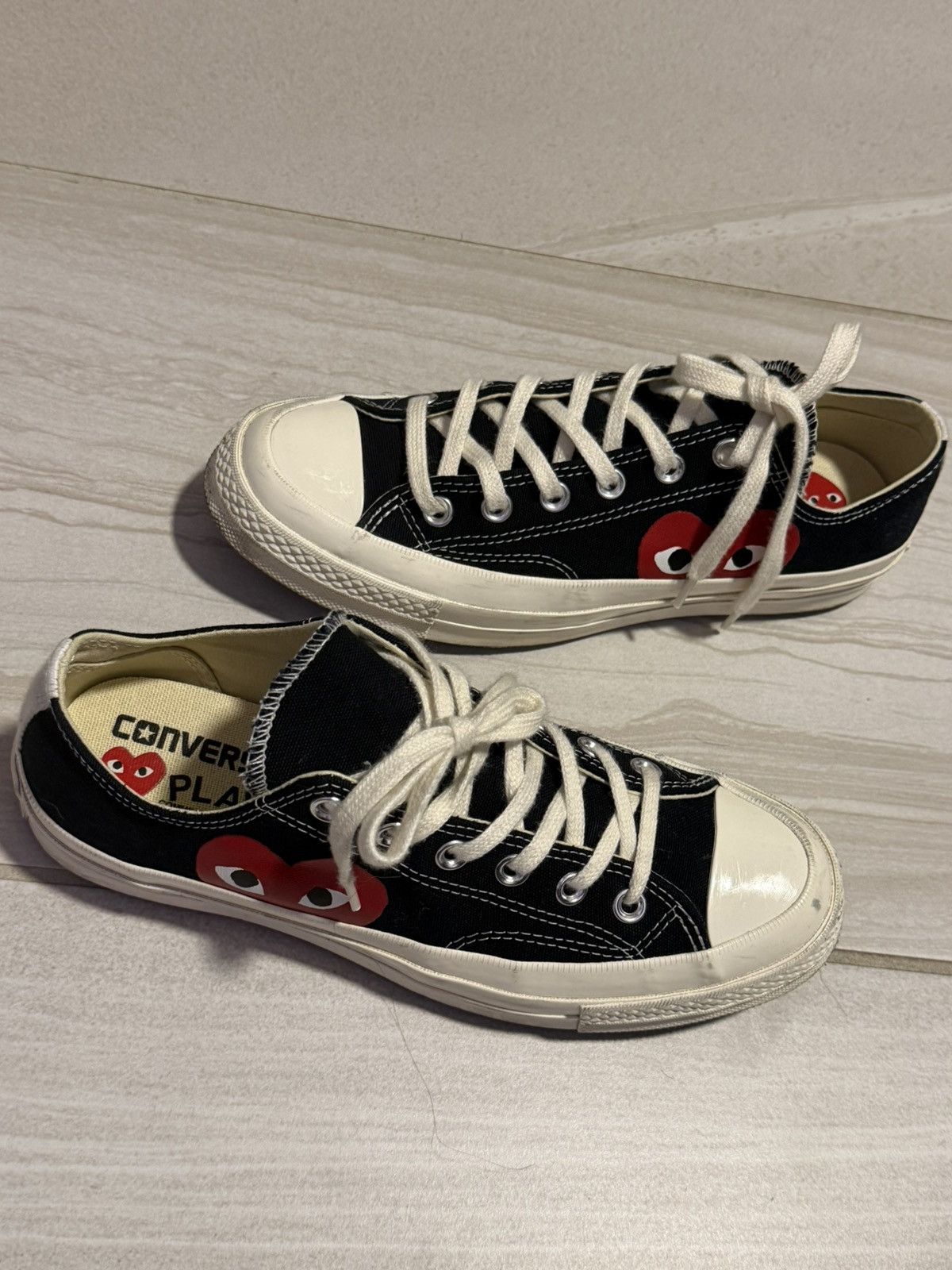 Comme des Garcons PLAY × Converse Converse Chuck Taylor All Star 70 Ox Size US 7 / EU 40 - 1 Thumbnail