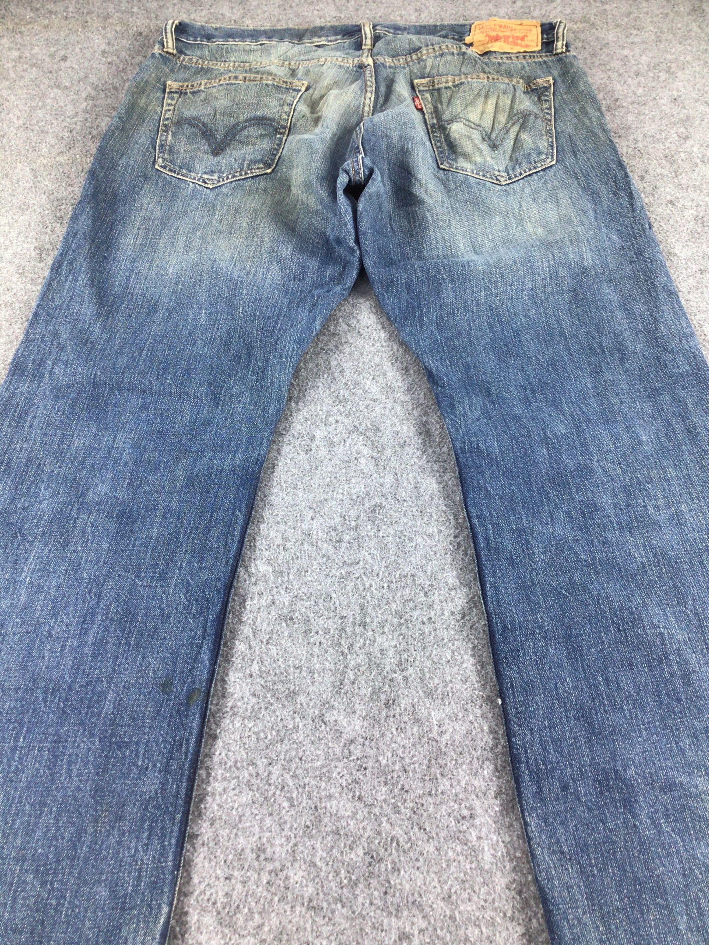 Levi's Vintage Levis 514 Jeans Rusty Faded Blue Denim -J546 Size US 37 - 4 Thumbnail