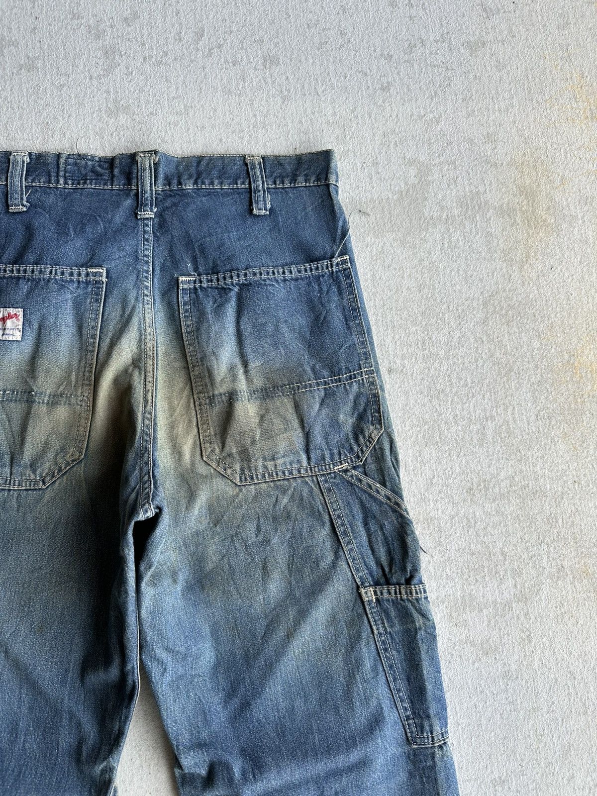 Japanese Brand W29 L32 🔥90’s Vtg WRANGLER Jeans Workwear Rusty Denim Pants Size US 29 - 11 Thumbnail